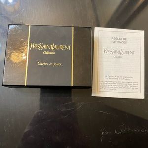 Yves Saint Laurent rare collectible mini cards set